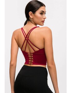 Gymclothes Dámský Crop Top Tiras Red