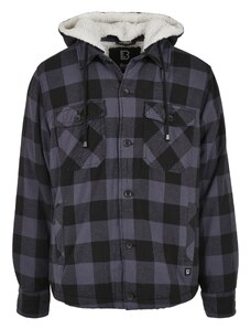 Brandit Přechodná bunda šedá / fialová / černá