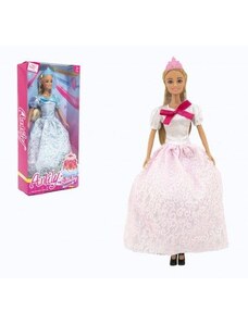 Teddies Panenka Anlily princezna kloubová 30cm plast 2 barvy v krabici 15x32x6cm