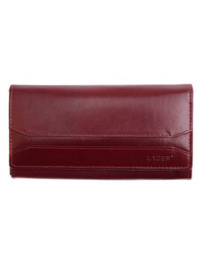 Červená kožená peněženka Lagen W 2025 B Cherry Red