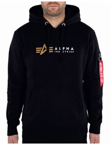 Alpha Industries / Alpha Label Hoody dark black