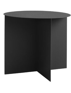 Nordic Design Černý kovový konferenční stolek Elion Ø 50 cm