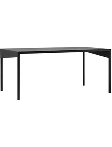 Nordic Design Černý kovový konferenční stolek Narvik 100x60 cm