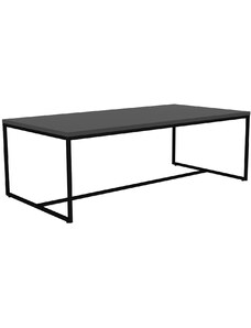 Matně černý lakovaný konferenční stolek Tenzo Lipp 120 x 60 cm