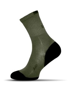 Buďchlap Bavlněné pánské ponožky v tmavě-zelenej barvě Clima Plus