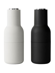 Audo CPH Set dvou šedo černých silikonových mlýnků na sůl a pepř AUDO GRINDER III. 20,5 cm