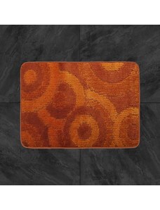 Top textil Koupelnová předložka Comfort 50x80cm - oranžové kruhy