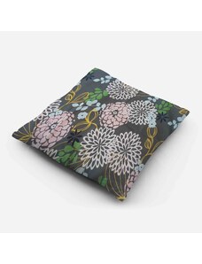 Top textil Povlak na polštářek Zelené květy2 40x50 cm