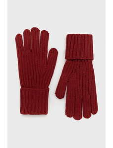 Pepe Jeans dámské pletené červené rukavice EMILY GLOVES