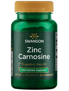 Swanson Zinc Carnosine (PepZin GI) 60 ks, kapsle