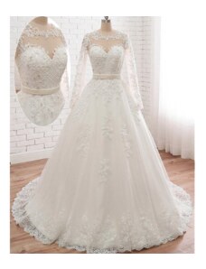 Donna Bridal luxusní svatební šaty 2v1 + koktejlové šaty + odepínací sukně + SPODNICE ZDARMA