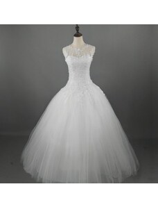 Donna Bridal nádherné romantické krajkové šaty