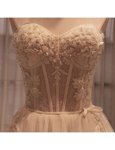Donna Bridal svatební šaty s luxusně zdobeným topem + SPODNICE ZDARMA