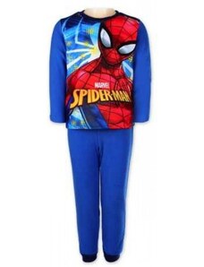 Setino Chlapecké / dětské teplé zimní pyžamo Spiderman MARVEL - modré