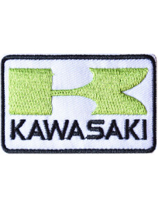 Route-66.cz Moto nášivka Kawasaki zelená 6 cm x 4 cm
