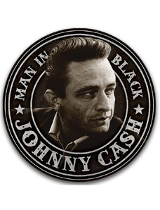 D.E. metal signs Plechová cedule Johnny Cash, man in black 30 cm
