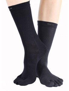 WOOL luxusní vlněné prstové ponožky ToeToe černá S