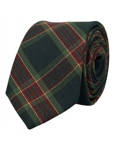BUBIBUBI Vánoční károvaná kravata