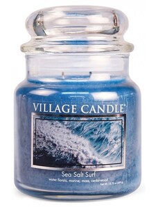 VILLAGE CANDLE vonná svíčka ve skle Sea Salt Surf, střední 16oz