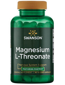 Swanson Magnesium L-Threonate 90 ks, vegetariánská kapsle