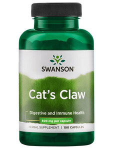 Swanson Cats Claw 100 ks, kapsle, 500 mg