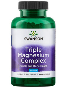 Swanson Triple Magnesium Complex 100 ks, kapsle, 400 mg