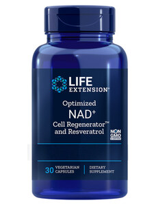 Life Extension NAD+ Cell Regenerator and Resveratrol 30 ks, vegetariánská kapsle