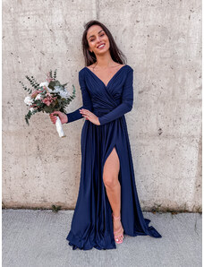 Tmavě modré šaty Sqvele, na svatbu | 10 kousků - GLAMI.cz