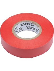 Yato Izolační páska elektrikářská PVC 15mm / 20m červená