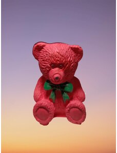 Fajnpocit medvídek pro štěstí - červeno-růžový