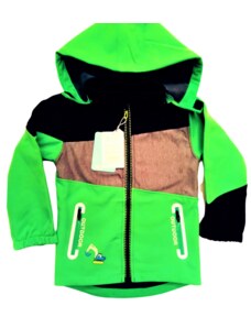 KUGO-Chlapecká softshellová bunda Bagr zelená