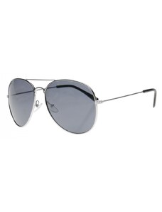 Slazenger Aviator Sunglasses Mens Black/Silver
