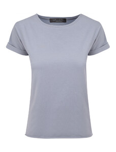 MALLER Dámské tričko BASIC ROLL grey - L