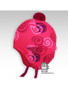 Dívčí zimní funkční čepice Dráče - Polárka 03, růžová