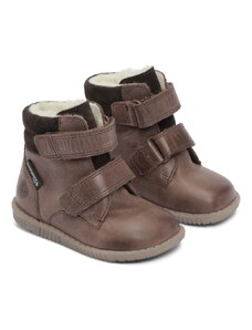 Bundgaard dětské zimní kožené boty zateplené ovčí vlnou Rabbit Strap BG303069G-218