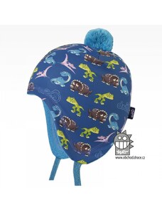 Chlapecká zimní funkční čepice Dráče - Polárka 25, modrá