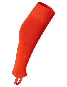 KIPSTA Dětské fotbalové štulpny bez ponožky oranžové