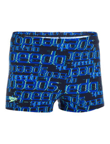 SPEEDO Chlapecké boxerkové plavky modré s potiskem