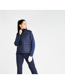 INESIS Dámská golfová prošívaná vesta do chladného počasí CW500 tmavě modrá