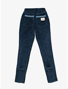 JAPITEX Dětské legíny Jeans mašle
