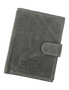 Pánská kožená peněženka Wild N4L-P-CHM RFID černá