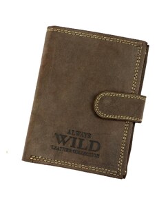 Pánská kožená peněženka WILD N4L-P-CHM RFID hnědá