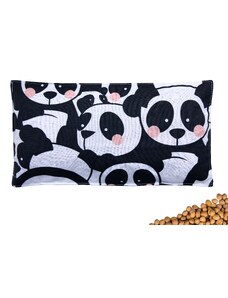 VFstyle nahřívací polštářek s třešňovými peckami 30x15 cm Panda