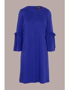 Modré úpletové šaty Piero Moretti
