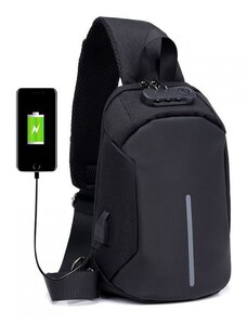 Pánský batoh přes hruď USB Sling Černá Lifestyle 21041003511869783