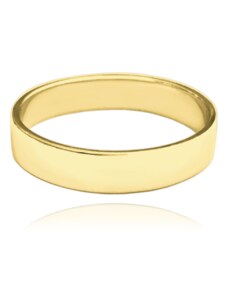 MINET Pozlacený stříbrný snubní prsten vel. 54 JMAN0138GR54