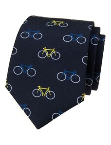 Modrá kravata vzor barevné kolo Avantgard 561-05009