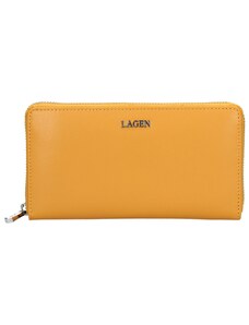 Dámská penálová peněženka Lagen - žlutá