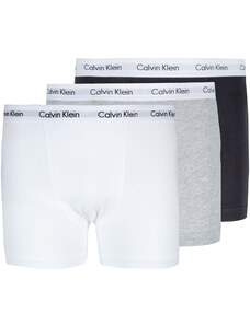 Pánské boxerky Calvin Klein s bílou gumou - set 3 ks