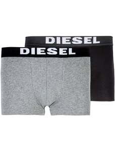 Pánské černé a šedé boxerky Diesel - set 2 ks